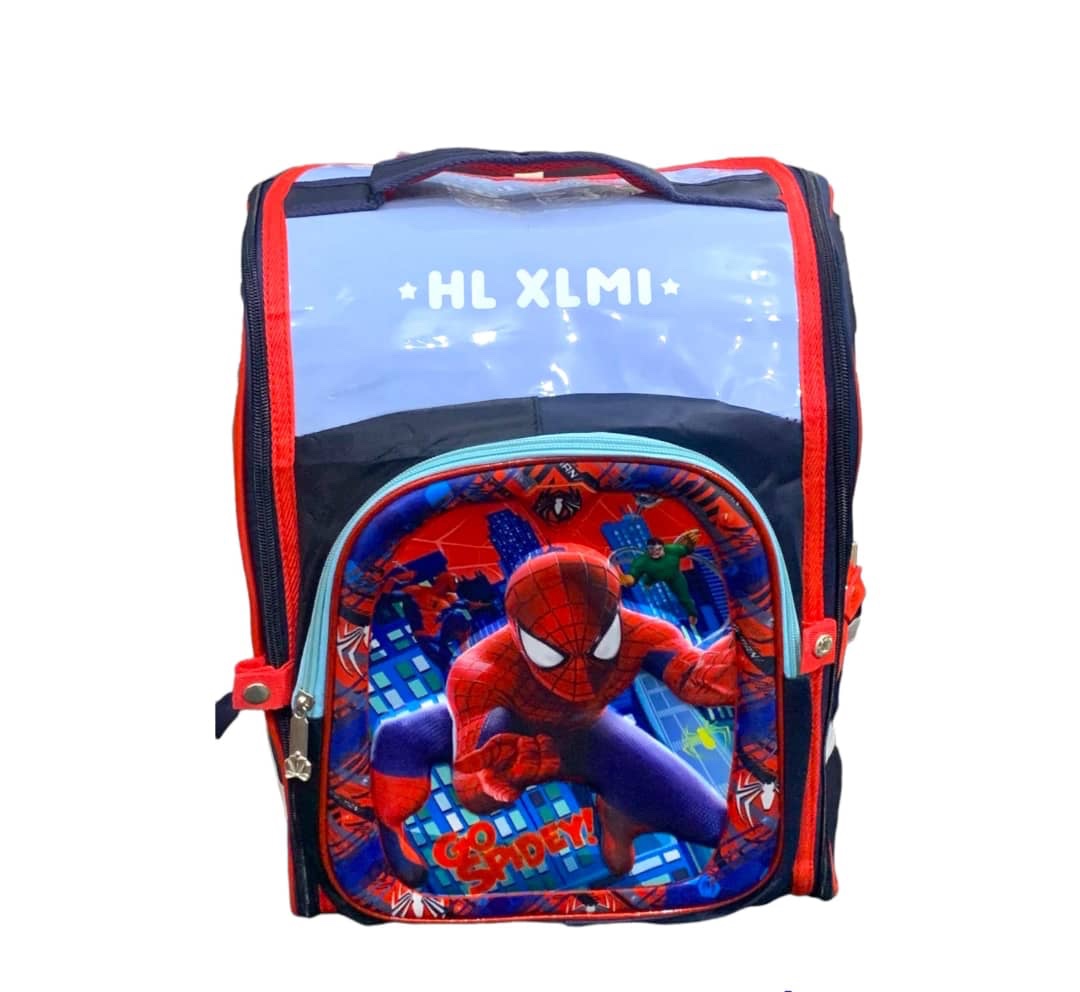 27c3c807-8340-4150-a2cd-0ab734f4a434 Cartoon Characters Box Backpack - Image 1