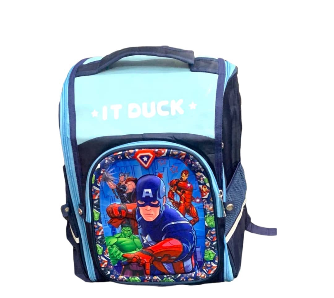 cb052a3c-c585-4f44-9f28-d260dd343b89 Cartoon Characters Box Backpack - Image 1